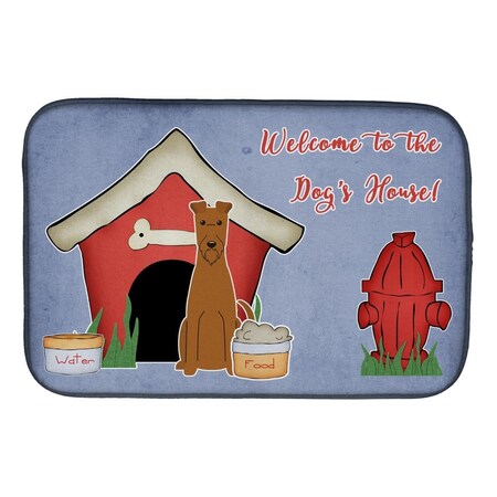 Carolines Treasures Dog House Collection Irish Terrier Dish Drying Mat BB2816DDM